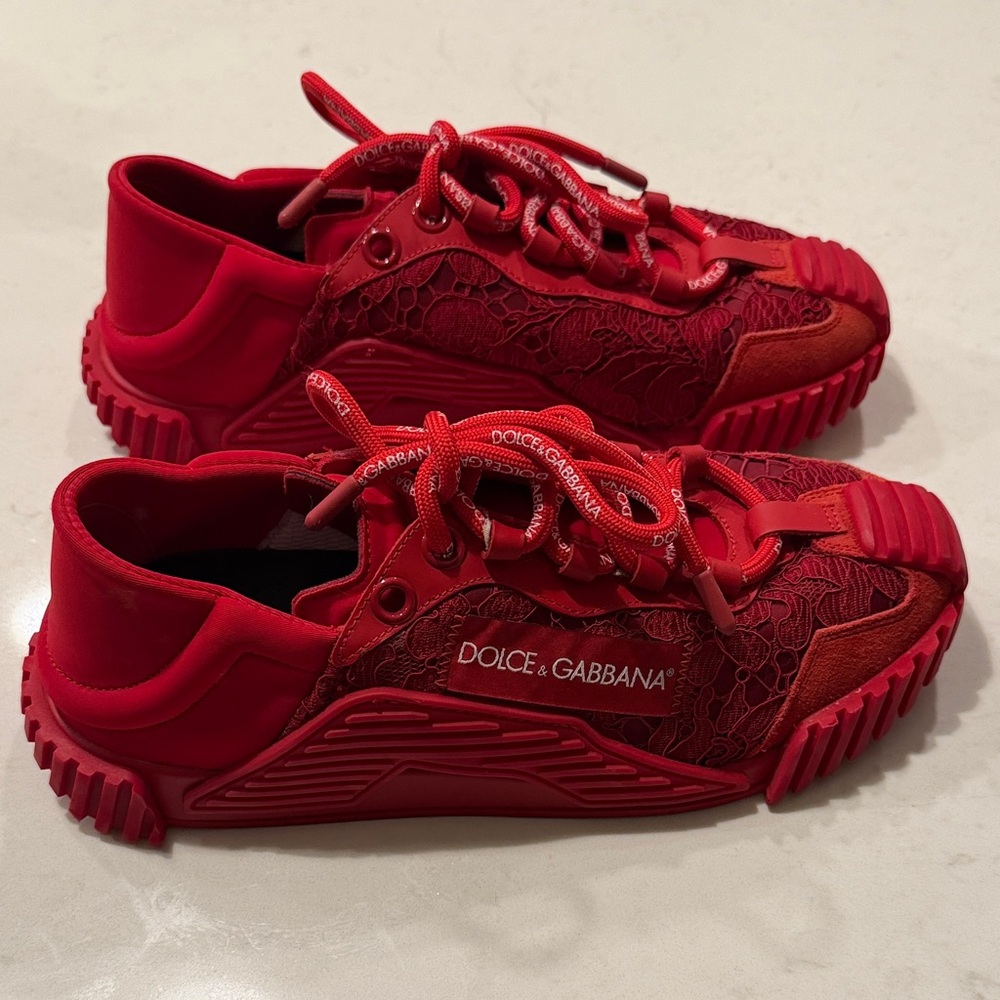 Dolce & Gabbana women Red Sneakers